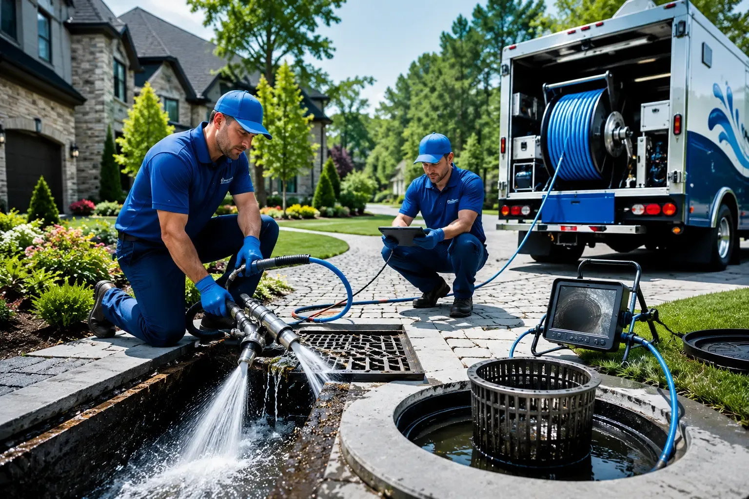 Local outdoor drain cleaning professionals in Hampton, CT