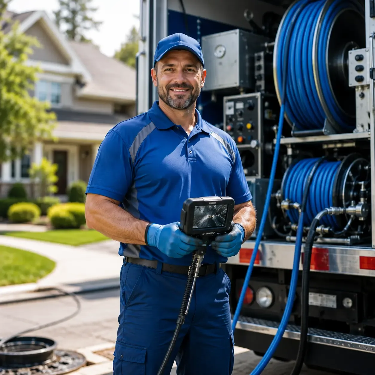 Local outdoor drain cleaning specialists in Hampton, CT